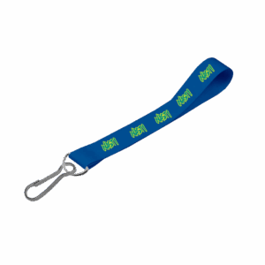 Matte Polyester Wrist Phone Strap D/Sided Print with Swivel Hook 25 x 340mm