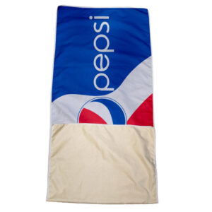 Lady Palm Quick Drying Non-Slip Yoga Mat S/S Print Binded With Personalised Branded Petersham Webbing