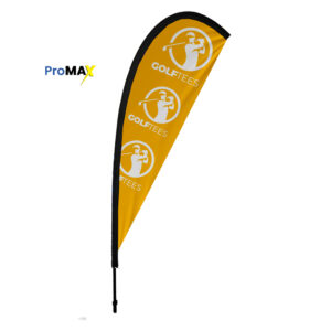 ProMAX Teardrop Banner 3m Single sided, Complete, Available in sets of 2
