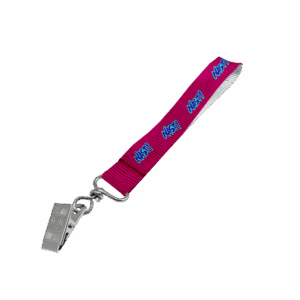 Petersham Wrist Phone Strap S/Sided Print with Crocodile Clip 20 x 340mm