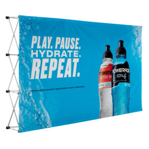 Bannerwall 4.5 x 2.25m, Supplied Complete