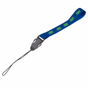 Matte Polyester Wrist Phone Strap D/Sided Print with Cellphone Clip 20 x 340mm