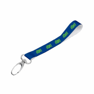 Matte Polyester Wrist Phone Strap S/Sided Print with Lobster Clip 25 x 340mm