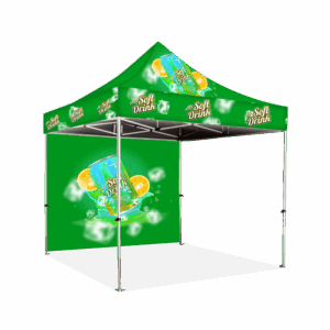 Gazebo 2m Unit, Full Wall, Dye Sub
