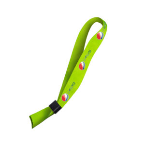 Hi-Viz Event Wristband DTF Full Colour Reflective Print S/Sided with Barb Buckle