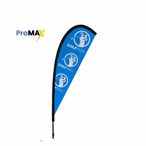 ProMAX Teardrop Banner 2m Single sided, Complete, Available in sets of 2