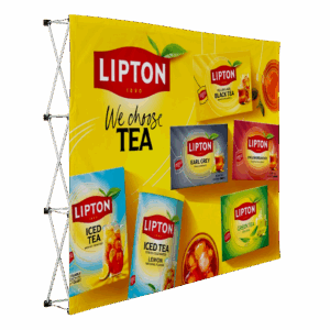 Bannerwall 3.75 x 2.25m, Supplied Complete