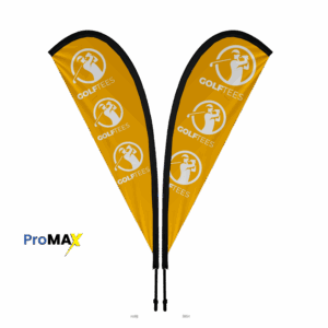 ProMAX Teardrop Banner 3m Double sided, Complete
