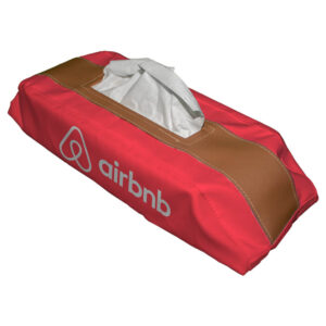 Parakeet Faux Leather/Fabric Mix Tissue Box Cover