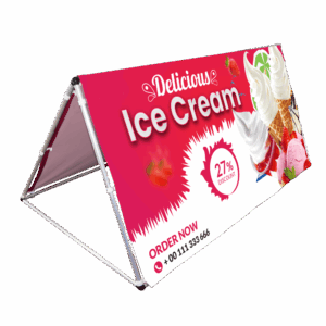 A-frame 2 x 1m, Complete,  (EXCLUDING End Panels)