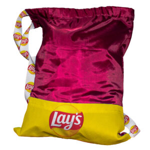 Y2K Petersham Crossbody Double Front Pocket Drawstring Bag