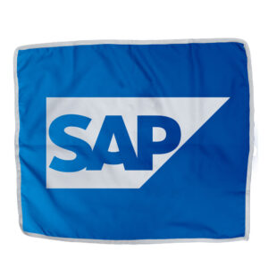 Lavender Quick Drying Tea Towel S/S Print Binded With Petersham Webbing