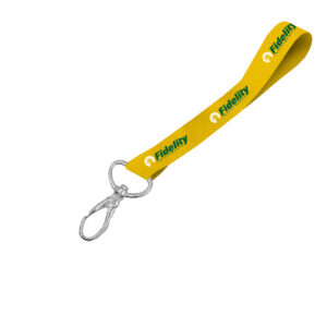 Hi-Viz Wrist Phone Strap DTF Print S/Sided with Lobster Clip
