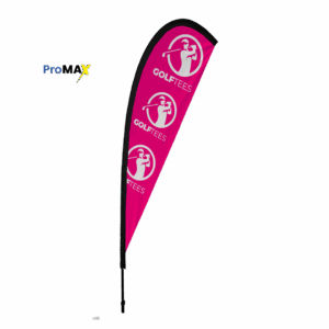ProMAX Teardrop Banner 4m Single sided, Complete, Available in sets of 2