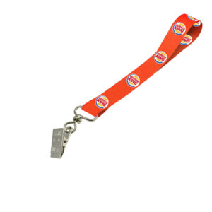 Hi-Viz Wrist Phone Strap DTF Print D/Sided with Crocodile Clip