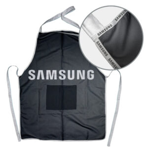 Arrowhead Full Body Apron With Front Pocket S/S Print Binded With Personalised Branded Petersham Webbing