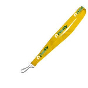 Hi-Viz Lanyard DTF Full Colour Reflective Print S/Sided with Swivel Hook