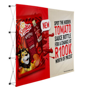 Bannerwall 3 x 2.25m, Print Only.