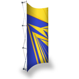 Curved Bannerwall 1.45 x 2.25m, Print Only