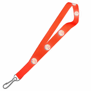 Hi-Viz Lanyard DTF Full Colour Reflective Print S/Sided with Swivel Hook