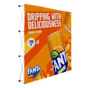 Bannerwall 2.25 x 2.25m, Supplied Complete