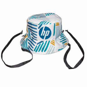 Hustle Reversible Bucket Hat With Petersham Ties