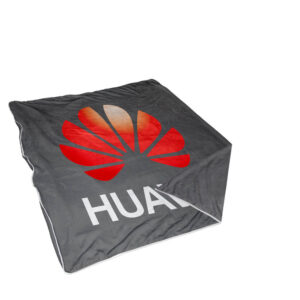 Sparrow Mongolian Fleece Baby Blanket D/S Print Binded With Personalised Branded Petersham Webbing