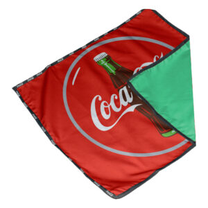 Azolla Quick Drying Kitchen Dish Cloth D/S Print Binded With Personalised Branded Petersham Webbing