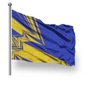 ScreenFlex Printed Flag, 1350mm x 900mm, single sided, with rope and toggle