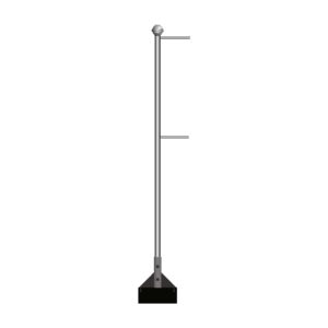 Bannerpole Ground 6m - 4 arm - Supply Only