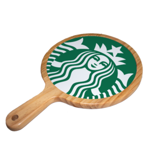 Round Platter Plate With Tile 220 X 325MM