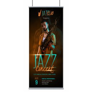 Hanging Banner 0.8 x 2m, Double Sided + Extrusion