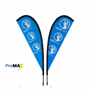 ProMAX Teardrop Banner 2m Double sided, Complete