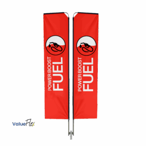 ValueFLEX Telescopic Banner 4m Double sided,  Complete