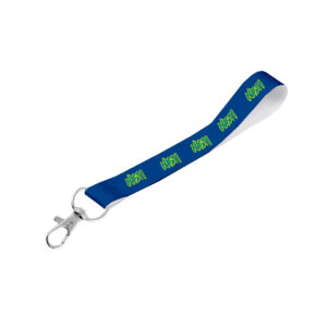 Matte Polyester Wrist Phone Strap S/Sided Print with Snap Hook 20 x 340mm