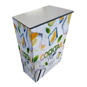 Pop Up Promotion Counter with fabric print & Carry Bag