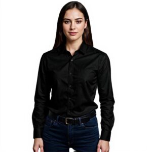 Flux Brushed Cotton Lounge Shirt Ladies