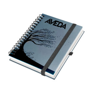 A4 Halo Full Cover Laminated Notebook (Wiro Bound Cover)