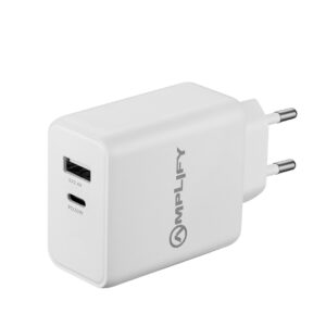 Amplify P.D. 20W Plus USB 12W Dual Wall Charger
