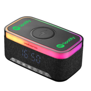 Volkano Radiant 2 Alarm Clock With Wireless Charging And Speaker