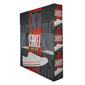 Bannerwall 1.5 x 2.25m, Supplied Complete,  With Shelving