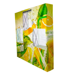 Bannerwall 2.25 x 2.25m, Supplied Complete,  With Shelving