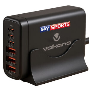 Volkano Summit Series 120W Gan 6-Port Wall Charger
