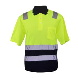 Two Tone Hi-Viz Golf Shirt