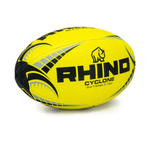 RHINO CYCLONE XV TRAINING RUGBY BALL Fluo Yellow
