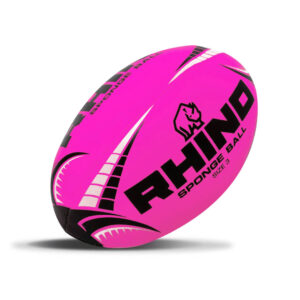 RHINO SPONGE RUGBY BALL Pink