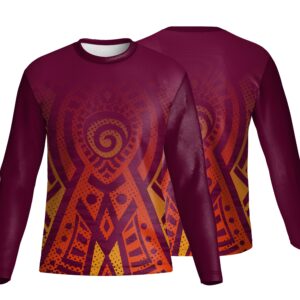 Unisex Long Sleeve Crew Neck T-Shirt | Birdseye | Africa Design