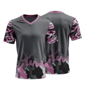 Unisex Short Sleeve V-Neck T-Shirt | Dry Tec