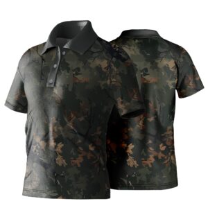 Unisex Golf Shirt | Poly Spandex | Camo Design