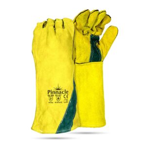 Yellow Welding Glove 8'' (Premium) - Pack Of 12 Pairs